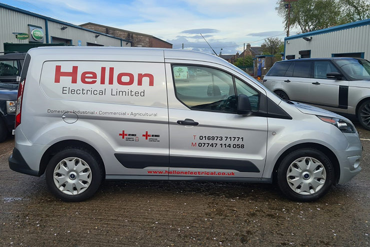 Hellon Electrical Contractors - look out for our van